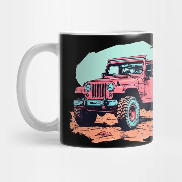 Pink Jeep Girls by vesyal